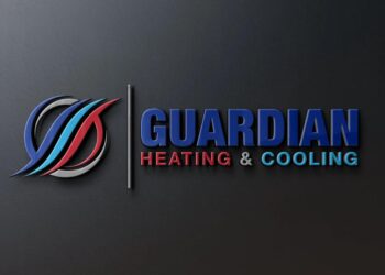 Premium Vector | Hvac house heating and air conditioning logo installation